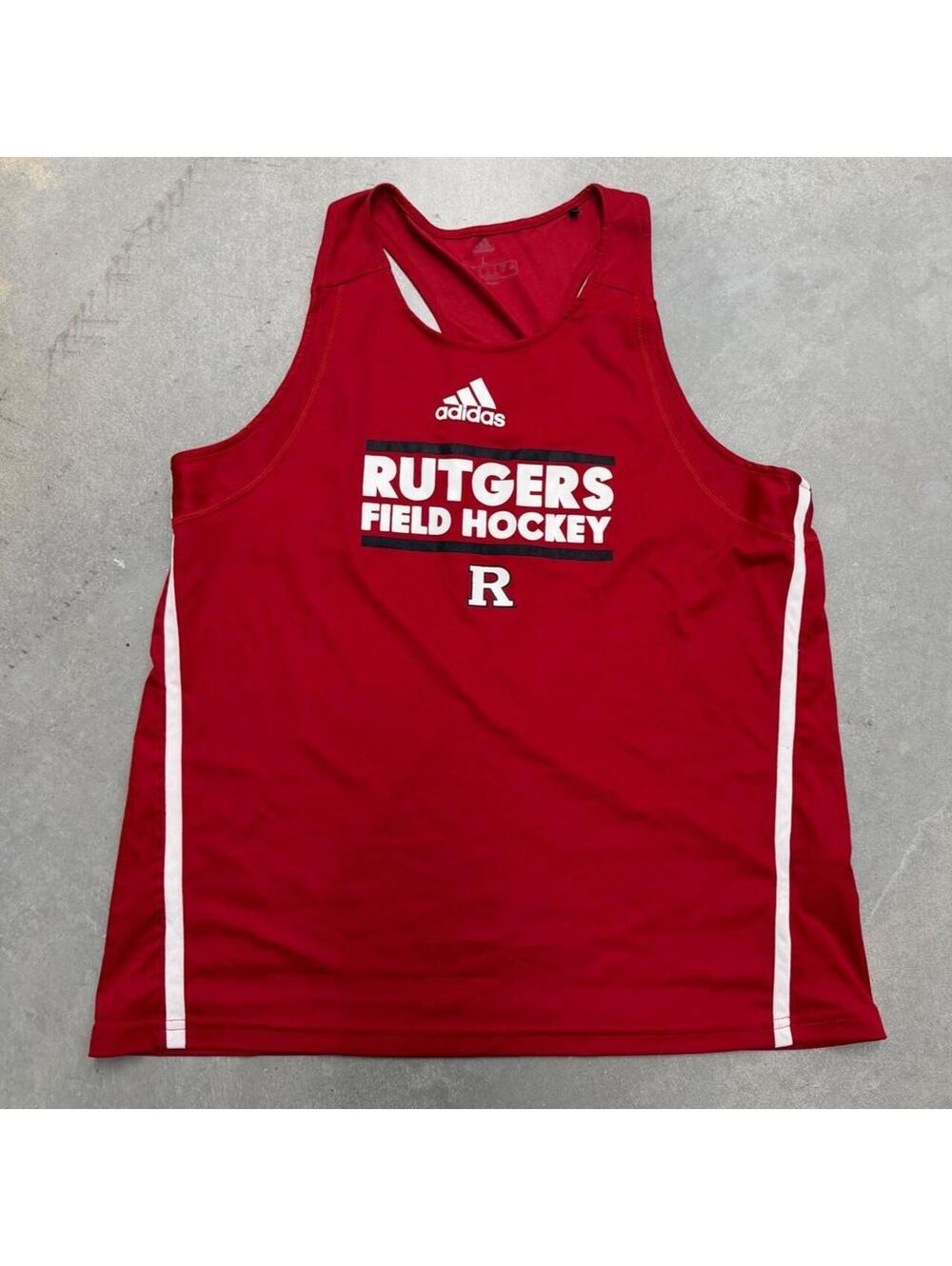 Adidas Rutgers Scarlet Knights Field Hockey Tank Top Red Women's Large